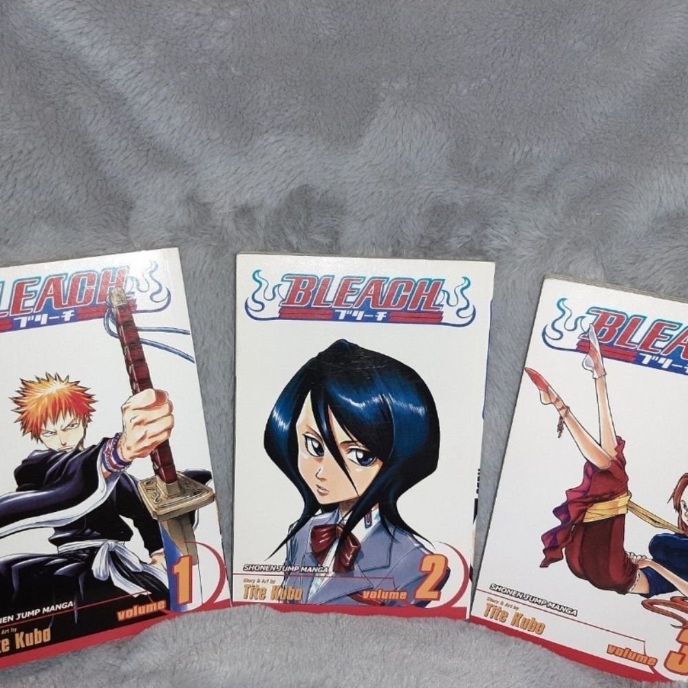 Bleach Anime Manga Set Volume 1 - 3 English